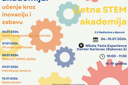 Otvorene prijave za Ljetnu STEM akademiju za srednjoškolce u Karlovcu