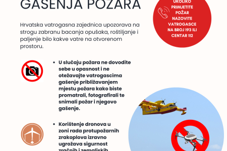 Vatrogasci upozoravaju na veliku opasnost od nastanka požara
