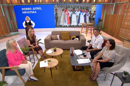 GPOU Otočac u emisiji “Dobro jutro, Hrvatska“ predstavio 26. Smotru folklora Otočac 2026.