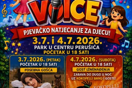 Perušić Kids Voice: 2 dana glazbe i dječjih snova