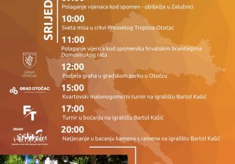 Program obilježavanja Dana pobjede i domovinske zahvalnosti u Otočcu