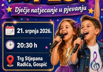 Gospić fest i ove godine okuplja najmlađe glazbene talente
