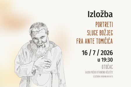 Izložba „Portreti Sluge Božjeg fra Ante Tomičića“
