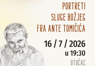 Izložba “Portreti Sluge Božjeg fra Ante Tomičića“ u Gackom pučkom otvorenom učilištu Otočac