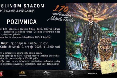 Nova kulturna atrakcija u Gospiću: Interaktivna urbana galerija u čast 170. obljetnice Teslina rođenja