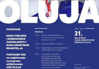 Svečano obilježavanje Dana pobjede i hrvatskih branitelja u Gospiću i na Ljubovu