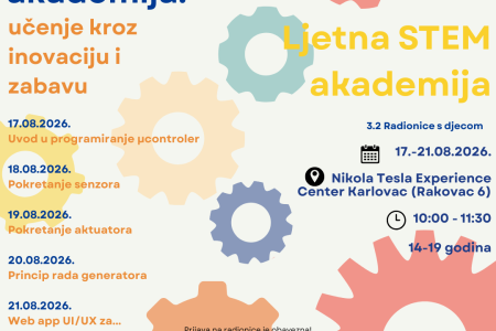 Ljetna STEM akademija ponovno stiže u Nikola Tesla Experience Centar