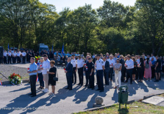 FOTO/Odana počast četvorici hrvatskih redarstvenika poginulih u Žutoj Lokvi