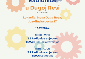 Od Tesline zavojnice do svijeta optike – nove STEM radionice za djecu u Dugoj Resi!