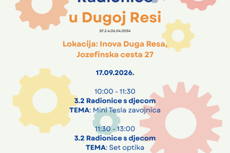 Od Tesline zavojnice do svijeta optike – nove STEM radionice za djecu u Dugoj Resi!