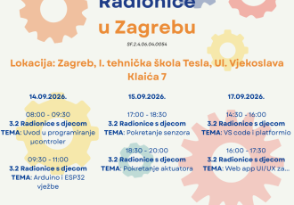 STEM radionice u Zagrebu: programiranje, senzori, mikrokontroleri i razvoj digitalnih rješenja