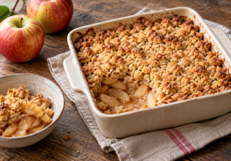 Crumble od jabuka: Hrskavi desert bez jaja, miksera i razvlačenja tijesta
