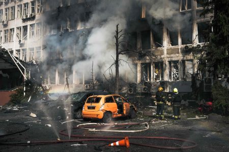Ruski dron pogodio školu u Kijevu: Djeca su u tom trenutku bila u skloništu