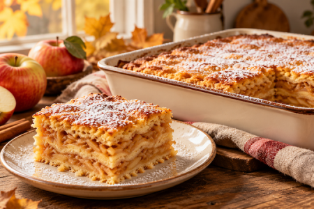 Sipana pita od jabuka s grizom: Jednostavan recept korak po korak